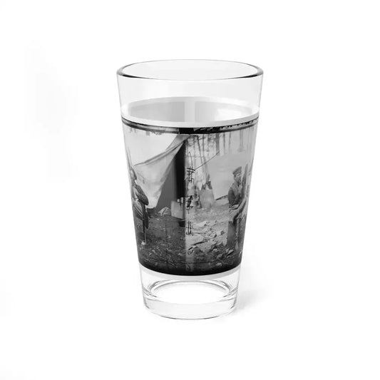 Brandy Station, Virginia. Discussing The Probilities Of The Next Move (U.S. Civil War) Pint Glass 16oz 16oz - Go Mug Yourself