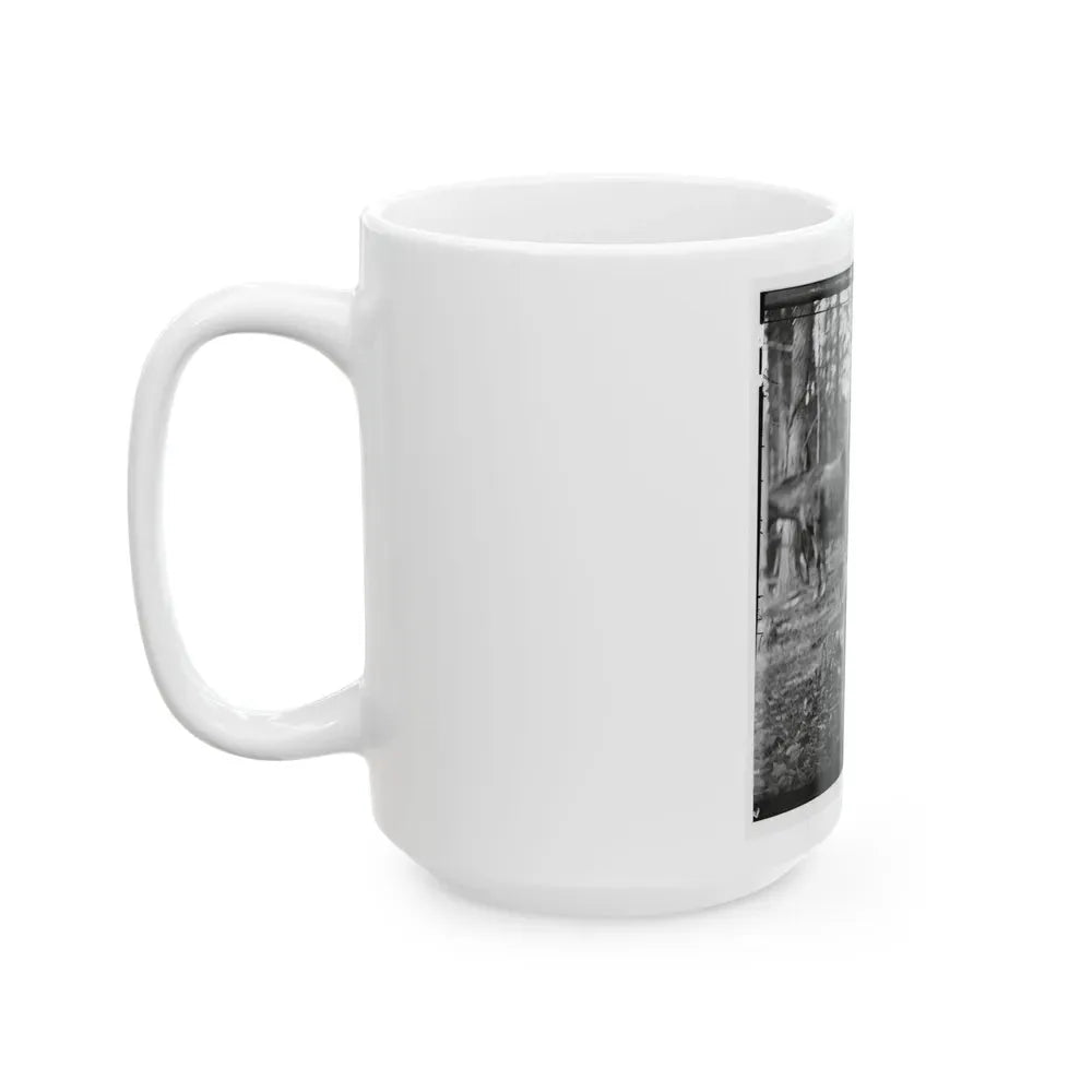 Brandy Station, Virginia. Discussing The Probilities ( ) Of The Next Move (U.S. Civil War) White Coffee Mug - Go Mug Yourself