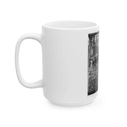 Brandy Station, Virginia. Discussing The Probilities ( ) Of The Next Move (U.S. Civil War) White Coffee Mug - Go Mug Yourself