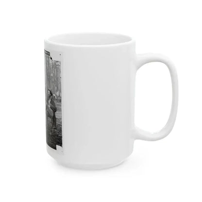 Brandy Station, Virginia. Discussing The Probilities ( ) Of The Next Move (U.S. Civil War) White Coffee Mug - Go Mug Yourself