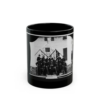 Brandy Station, Virginia. Gen. David B. Birney And Staff (U.S. Civil War) Black Coffee Mug 11oz - Go Mug Yourself