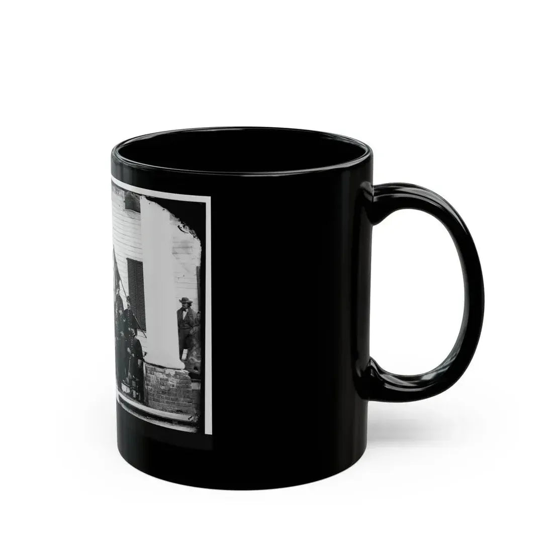 Brandy Station, Virginia. Gen. David B. Birney And Staff (U.S. Civil War) Black Coffee Mug - Go Mug Yourself