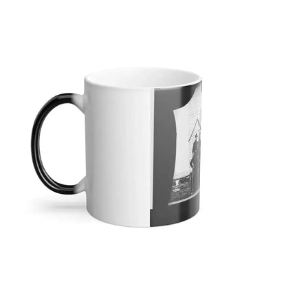 Brandy Station, Virginia. Gen. David B. Birney and Staff (U.S. Civil War) Color Changing Coffee Mug 11oz - Go Mug Yourself