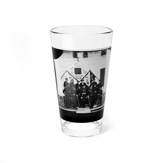 Brandy Station, Virginia. Gen. David B. Birney And Staff (U.S. Civil War) Pint Glass 16oz 16oz - Go Mug Yourself