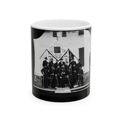 Brandy Station, Virginia. Gen. David B. Birney And Staff (U.S. Civil War) White Coffee Mug 11oz - Go Mug Yourself