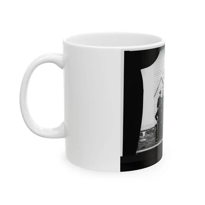 Brandy Station, Virginia. Gen. David B. Birney And Staff (U.S. Civil War) White Coffee Mug - Go Mug Yourself