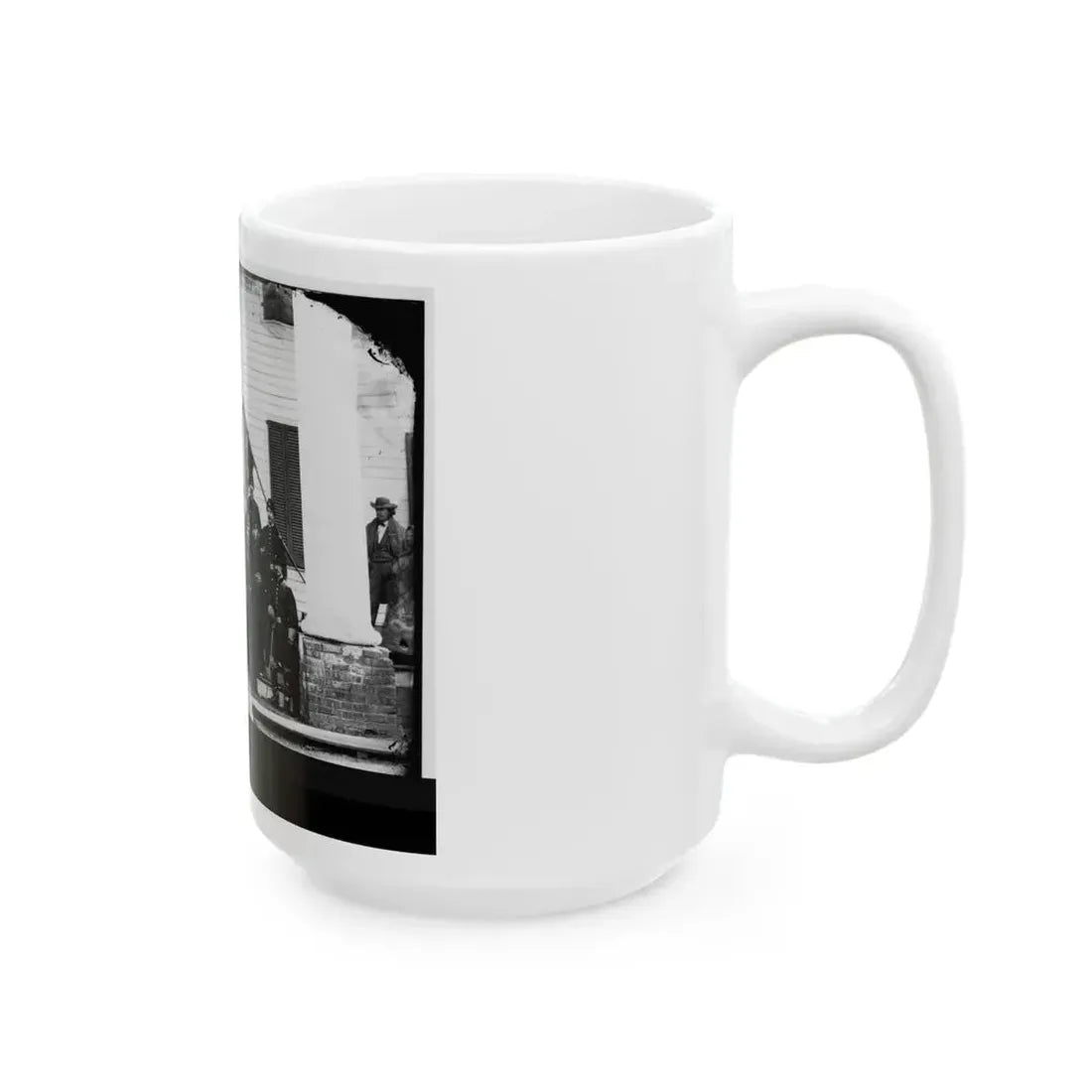 Brandy Station, Virginia. Gen. David B. Birney And Staff (U.S. Civil War) White Coffee Mug - Go Mug Yourself