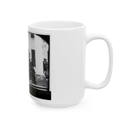 Brandy Station, Virginia. Gen. David B. Birney And Staff (U.S. Civil War) White Coffee Mug - Go Mug Yourself