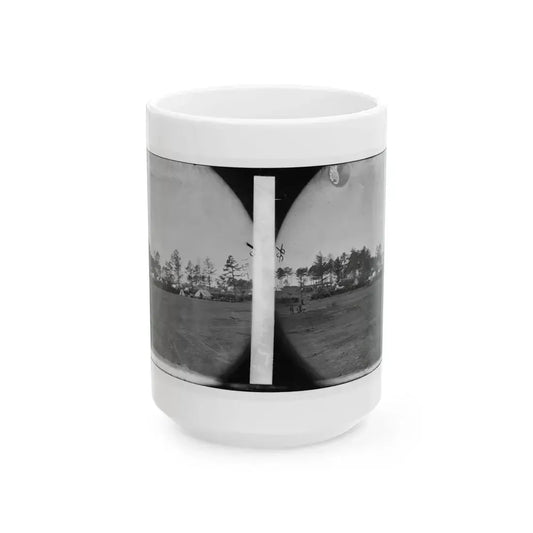 Brandy Station, Virginia. Gen. Marsena R. Patrick's Quarters Army Of The Potomac (U.S. Civil War) White Coffee Mug 15oz - Go Mug Yourself