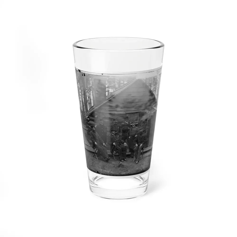 Brandy Station, Virginia. Gen. Rufus Ingalls And Group (U.S. Civil War) Pint Glass 16oz 16oz - Go Mug Yourself