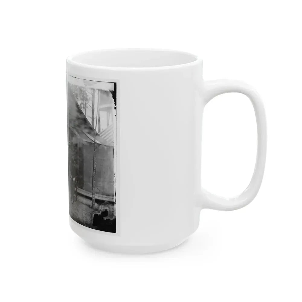 Brandy Station, Virginia. Gen. Rufus Ingalls And Group (U.S. Civil War) White Coffee Mug - Go Mug Yourself