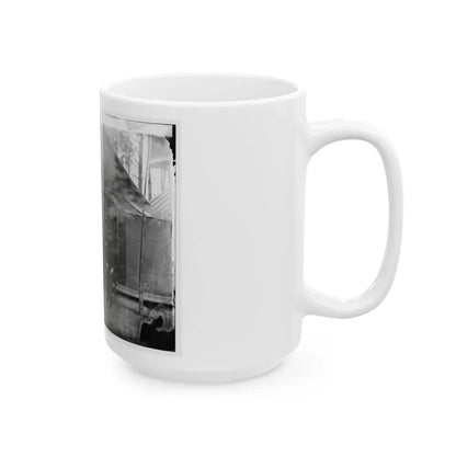 Brandy Station, Virginia. Gen. Rufus Ingalls And Group (U.S. Civil War) White Coffee Mug - Go Mug Yourself