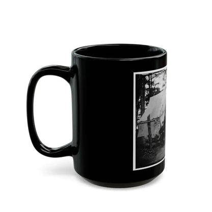Brandy Station, Virginia. Group Of Officers, Headquarters, Army Of The Potomac (U.S. Civil War) Black Coffee Mug - Go Mug Yourself
