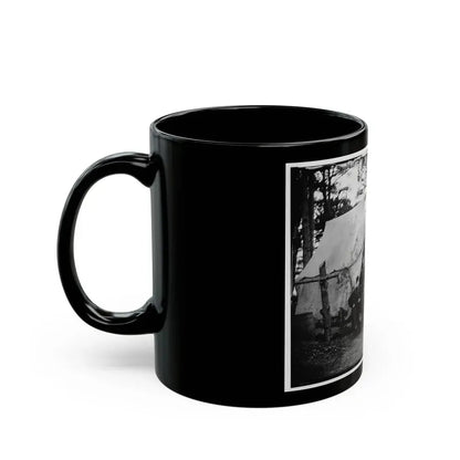 Brandy Station, Virginia. Group Of Officers, Headquarters, Army Of The Potomac (U.S. Civil War) Black Coffee Mug - Go Mug Yourself