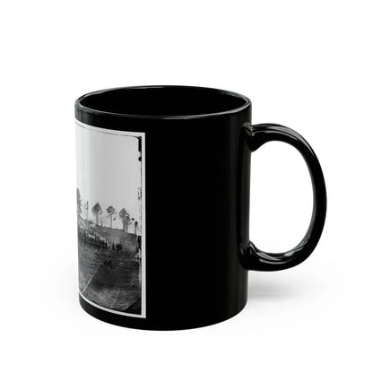 Brandy Station, Virginia. Guard Mount Of 114th Pennsylvania Infantry (1st Division, 3d Corps) (U.S. Civil War) Black Coffee Mug - Go Mug Yourself
