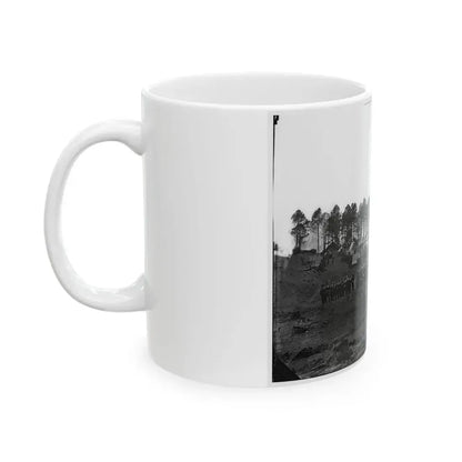 Brandy Station, Virginia. Guard Mount Of 114th Pennsylvania Infantry (1st Division, 3d Corps) (U.S. Civil War) White Coffee Mug - Go Mug Yourself