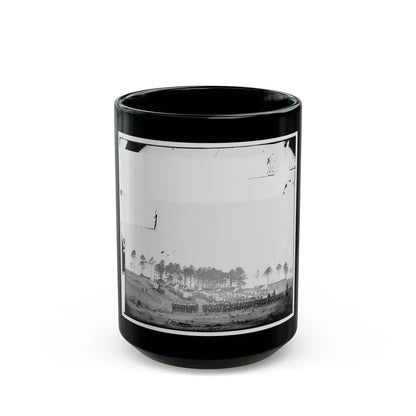 Brandy Station, Virginia. Guard Mount Of 114th Pennsylvania Infantry. 1st Division, 3rd Corps (U.S. Civil War) Black Coffee Mug 15oz - Go Mug Yourself
