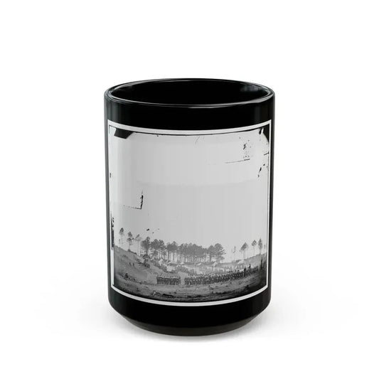 Brandy Station, Virginia. Guard Mount Of 114th Pennsylvania Infantry. 1st Division, 3rd Corps (U.S. Civil War) Black Coffee Mug 15oz - Go Mug Yourself