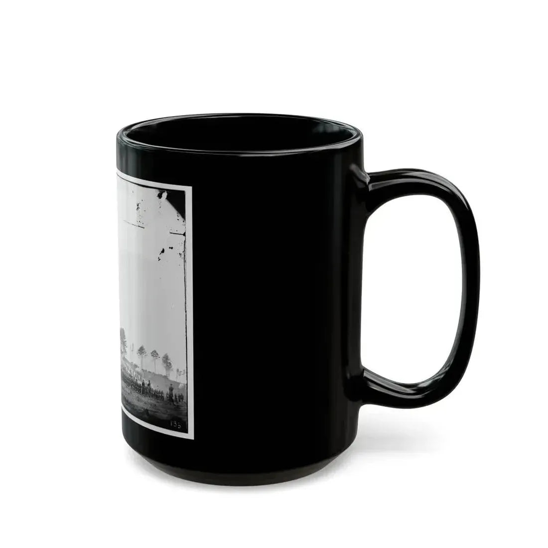 Brandy Station, Virginia. Guard Mount Of 114th Pennsylvania Infantry. 1st Division, 3rd Corps (U.S. Civil War) Black Coffee Mug - Go Mug Yourself