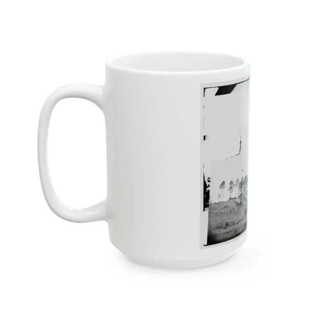 Brandy Station, Virginia. Guard Mount Of 114th Pennsylvania Infantry. 1st Division, 3rd Corps (U.S. Civil War) White Coffee Mug - Go Mug Yourself