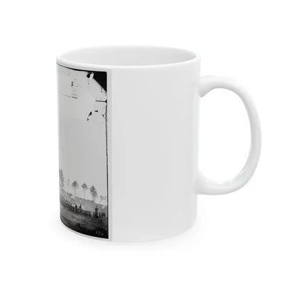 Brandy Station, Virginia. Guard Mount Of 114th Pennsylvania Infantry. 1st Division, 3rd Corps (U.S. Civil War) White Coffee Mug - Go Mug Yourself
