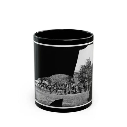 Brandy Station, Virginia. Headquarters, 1st Bridgade Horse Artillery (U.S. Civil War) Black Coffee Mug 11oz - Go Mug Yourself