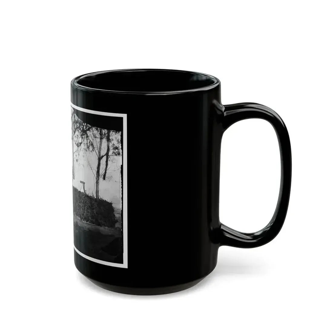 Brandy Station, Virginia. Headquarters, 5th Army Corps (U.S. Civil War) Black Coffee Mug - Go Mug Yourself
