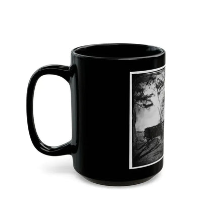 Brandy Station, Virginia. Headquarters, 5th Army Corps (U.S. Civil War) Black Coffee Mug - Go Mug Yourself