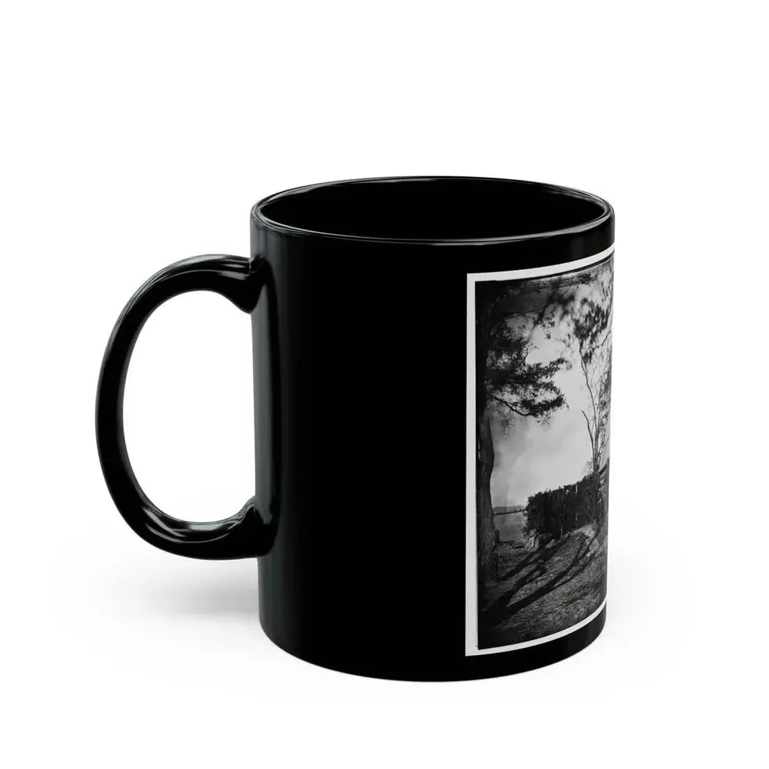 Brandy Station, Virginia. Headquarters, 5th Army Corps (U.S. Civil War) Black Coffee Mug - Go Mug Yourself