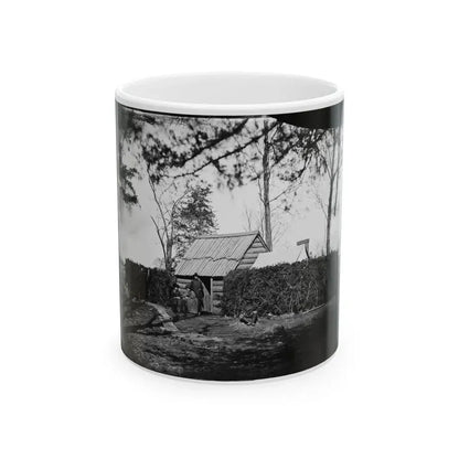Brandy Station, Virginia. Headquarters, 5th Army Corps (U.S. Civil War) White Coffee Mug 11oz - Go Mug Yourself