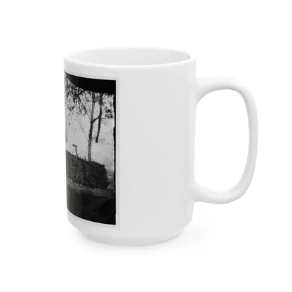 Brandy Station, Virginia. Headquarters, 5th Army Corps (U.S. Civil War) White Coffee Mug - Go Mug Yourself