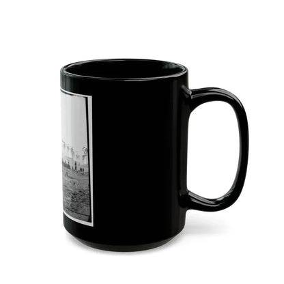 Brandy Station, Virginia. Headquarters, Army Of The Potomac. Company Of Zouaves In Foreground (U.S. Civil War) Black Coffee Mug - Go Mug Yourself
