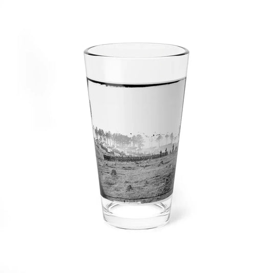 Brandy Station, Virginia. Headquarters, Army Of The Potomac. Company Of Zouaves In Foreground (U.S. Civil War) Pint Glass 16oz 16oz - Go Mug Yourself