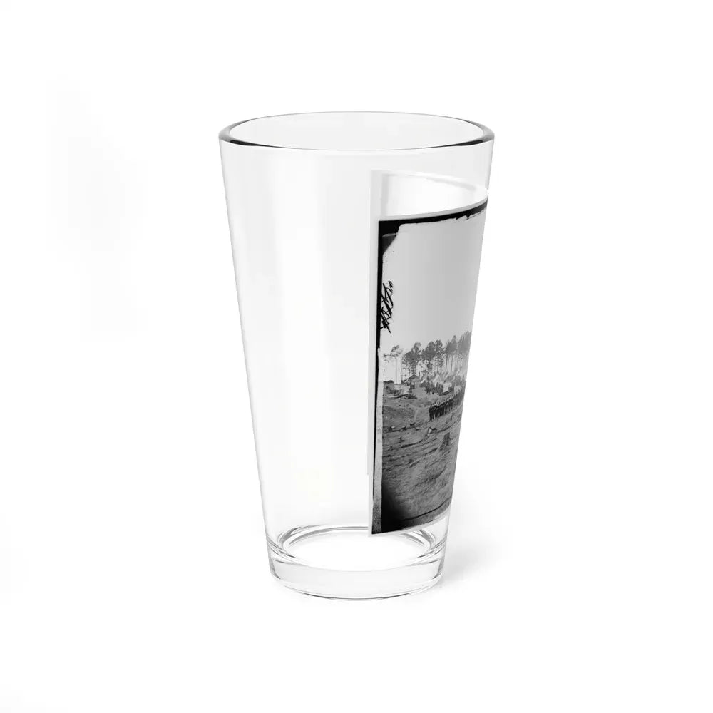 Brandy Station, Virginia. Headquarters, Army Of The Potomac. Company Of Zouaves In Foreground (U.S. Civil War) Pint Glass 16oz - Go Mug Yourself