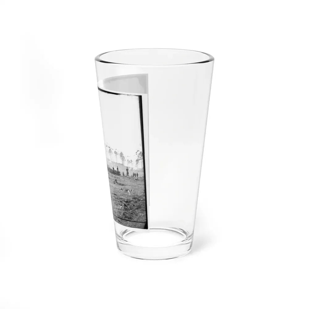 Brandy Station, Virginia. Headquarters, Army Of The Potomac. Company Of Zouaves In Foreground (U.S. Civil War) Pint Glass 16oz - Go Mug Yourself