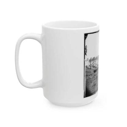 Brandy Station, Virginia. Headquarters, Army Of The Potomac. Company Of Zouaves In Foreground (U.S. Civil War) White Coffee Mug - Go Mug Yourself