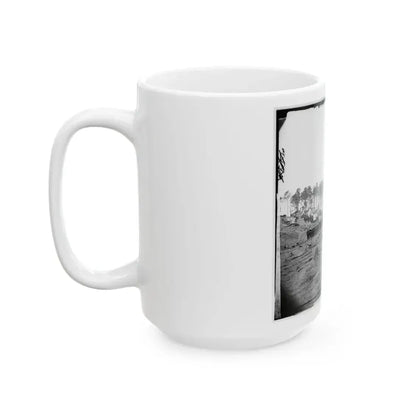 Brandy Station, Virginia. Headquarters, Army Of The Potomac. Company Of Zouaves In Foreground (U.S. Civil War) White Coffee Mug - Go Mug Yourself