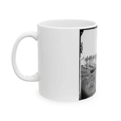Brandy Station, Virginia. Headquarters, Army Of The Potomac. Company Of Zouaves In Foreground (U.S. Civil War) White Coffee Mug - Go Mug Yourself