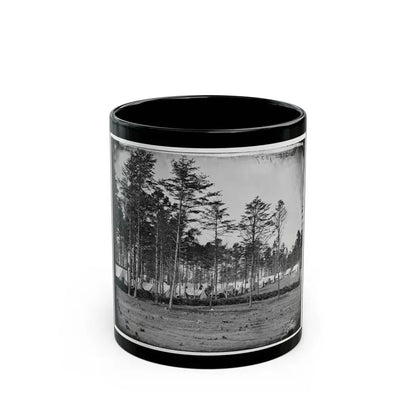 Brandy Station, Virginia. Headquarters, Army Of The Potomac. Eastern Half Of The Camp (U.S. Civil War) Black Coffee Mug 11oz - Go Mug Yourself