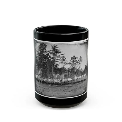 Brandy Station, Virginia. Headquarters, Army Of The Potomac. Eastern Half Of The Camp (U.S. Civil War) Black Coffee Mug 15oz - Go Mug Yourself