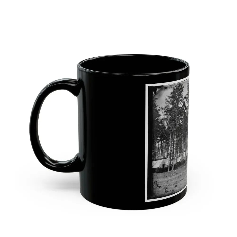 Brandy Station, Virginia. Headquarters, Army Of The Potomac. Eastern Half Of The Camp (U.S. Civil War) Black Coffee Mug - Go Mug Yourself