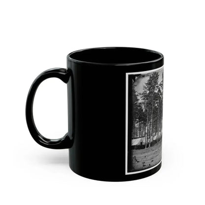 Brandy Station, Virginia. Headquarters, Army Of The Potomac. Eastern Half Of The Camp (U.S. Civil War) Black Coffee Mug - Go Mug Yourself