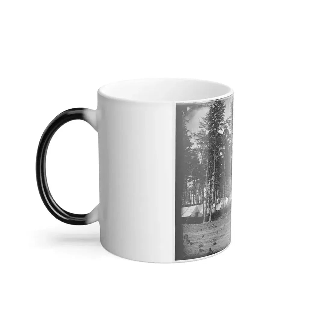Brandy Station, Virginia. Headquarters, Army of the Potomac. Eastern Half of the Camp (U.S. Civil War) Color Changing Coffee Mug 11oz - Go Mug Yourself