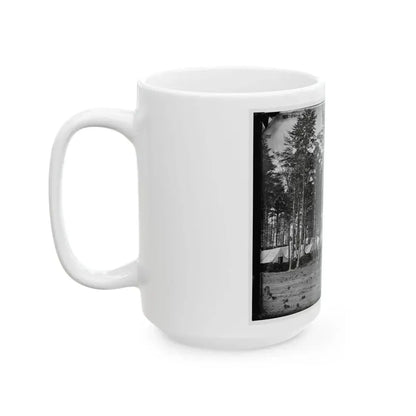Brandy Station, Virginia. Headquarters, Army Of The Potomac. Eastern Half Of The Camp (U.S. Civil War) White Coffee Mug - Go Mug Yourself