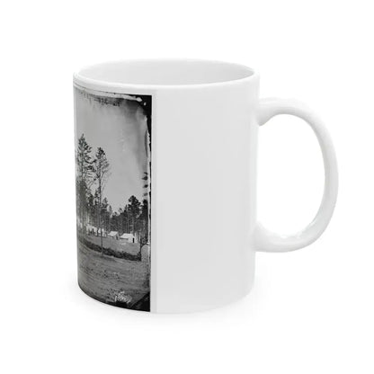 Brandy Station, Virginia. Headquarters, Army Of The Potomac. Eastern Half Of The Camp (U.S. Civil War) White Coffee Mug - Go Mug Yourself