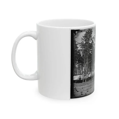 Brandy Station, Virginia. Headquarters, Army Of The Potomac. Eastern Half Of The Camp (U.S. Civil War) White Coffee Mug - Go Mug Yourself
