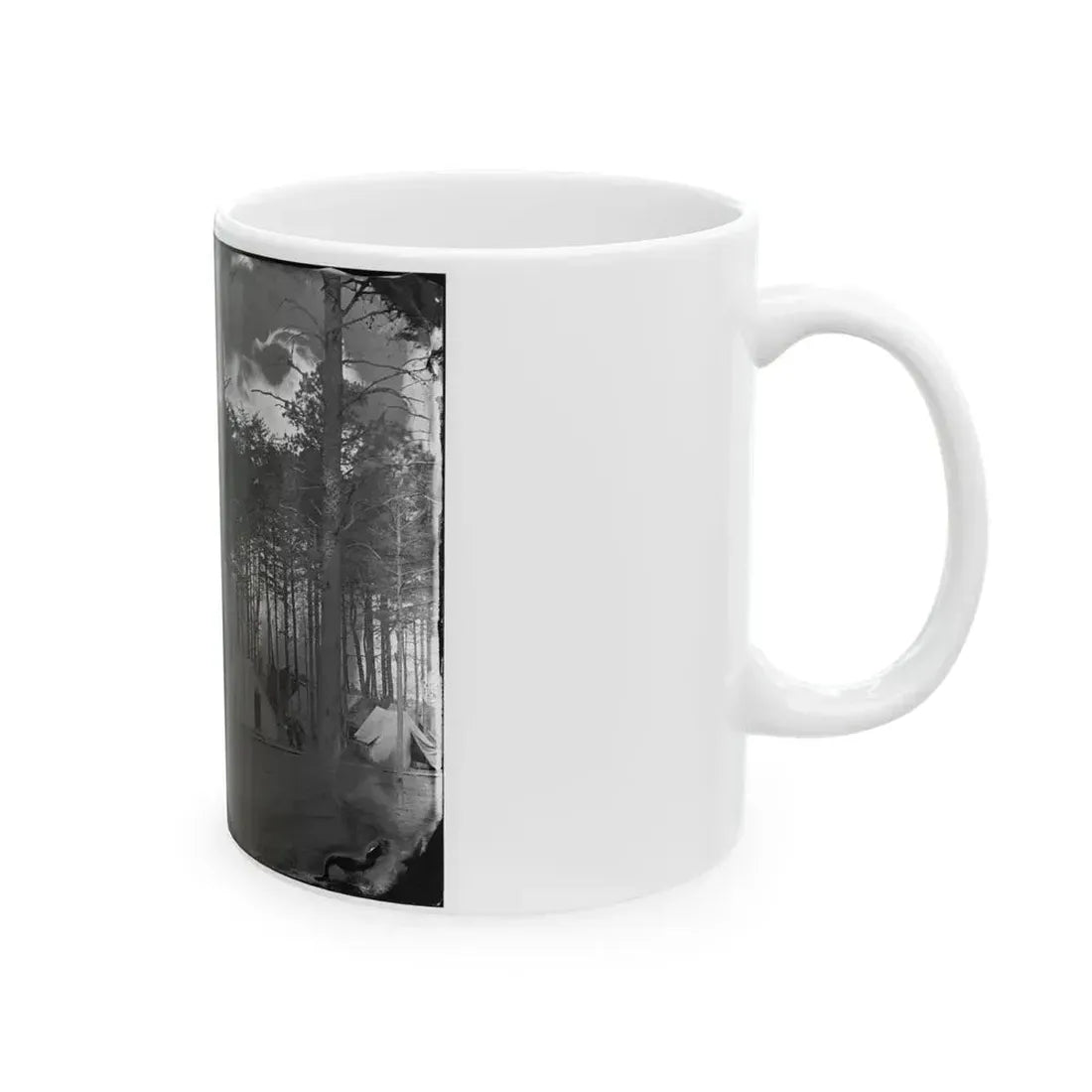 Brandy Station, Virginia. Headquarters Army Of The Potomac (Gen. Rufus Ingalls Quarters) (U.S. Civil War) White Coffee Mug - Go Mug Yourself