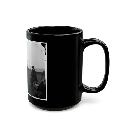 Brandy Station, Virginia. Lt. Chas W. Wolsey With Horse Headquarters Army Of The Potomac (U.S. Civil War) Black Coffee Mug - Go Mug Yourself