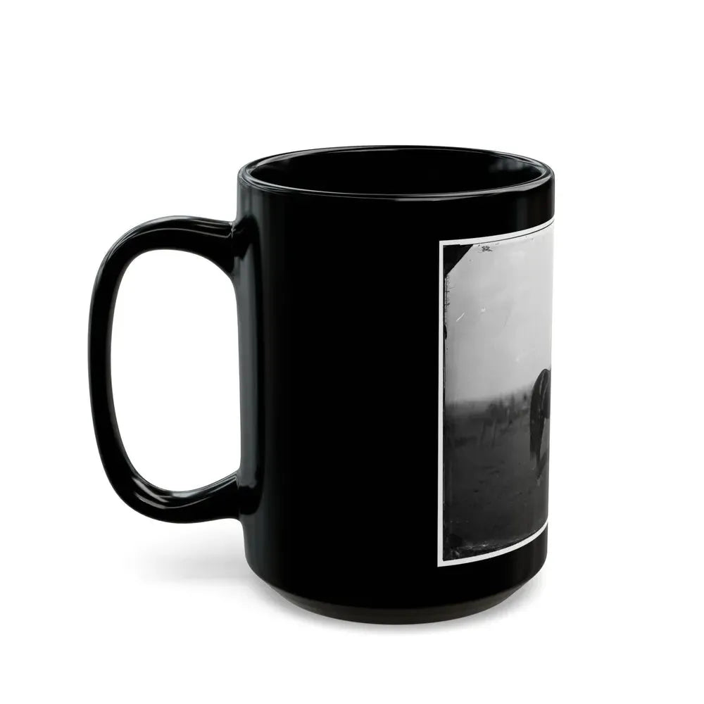 Brandy Station, Virginia. Lt. Chas W. Wolsey With Horse Headquarters Army Of The Potomac (U.S. Civil War) Black Coffee Mug - Go Mug Yourself