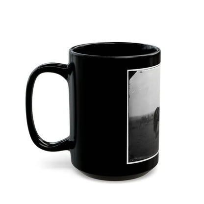Brandy Station, Virginia. Lt. Chas W. Wolsey With Horse Headquarters Army Of The Potomac (U.S. Civil War) Black Coffee Mug - Go Mug Yourself